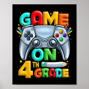 Affiche Jeu en 4e année Retour à l'école 4e année niveau U
