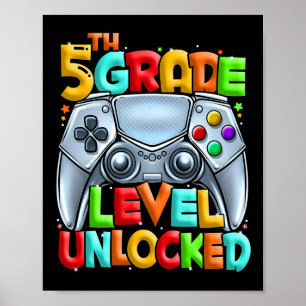 Affiche Jeu en 5e année Retour à l'école 5e année niveau U