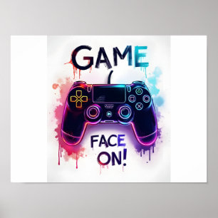 Affiche Jeu Face On ! Art contrôleur