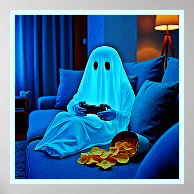 Affiche Jeu Ghost Soirée Cosy En Design (Devant)