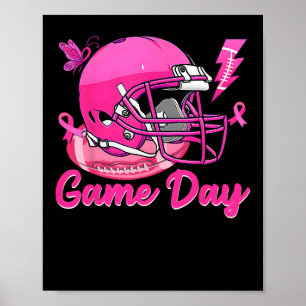 Affiche Jeu Leopard Jour Pink American Footbyll Tacker Bre