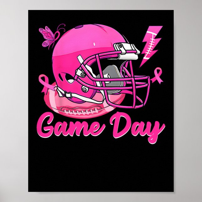 Affiche Jeu Leopard Jour Pink American Footbyll Tacker Bre (Devant)