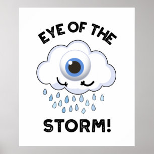 Affiche Jeu Météo Drôle De L'Oeil De La Tempête