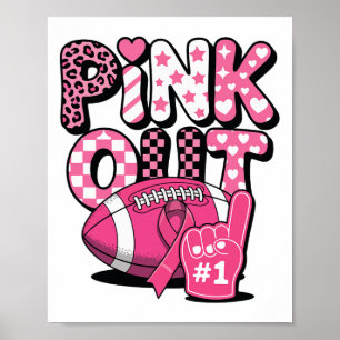 Affiche Jeu Pink Out Jour Cancer du sein Sensibilisation F