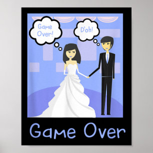 Affiche Jeu sur la mariée amusante salle