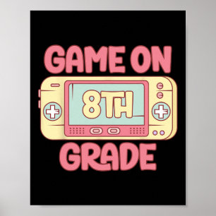Affiche Jeu Sur Vidéo Cool De 8E Année Jeu Ck To School Ki