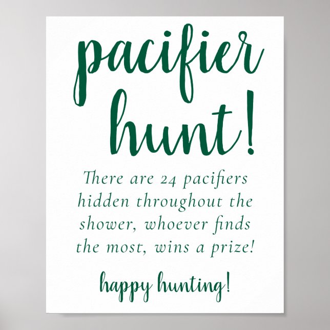 Affiche Jeu vert simple | Dark Hunter Jeu de chasse person (Devant)