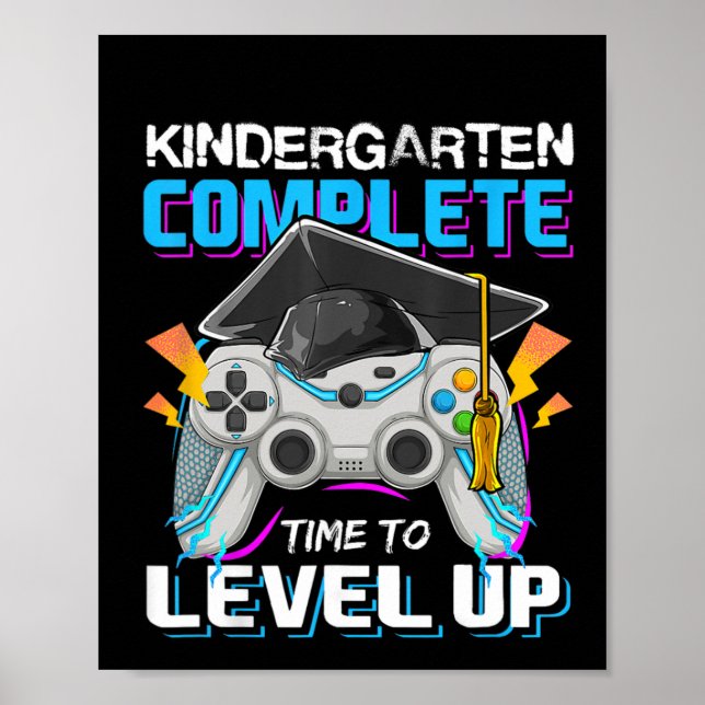 Affiche Jeu Vidéo À Niveau Complet À La Maternelle (Devant)