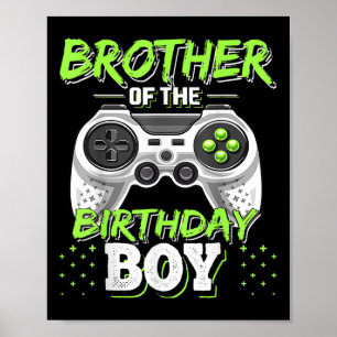 Affiche Jeu Vidéo Correspondant Anniversaire Frère De L'An