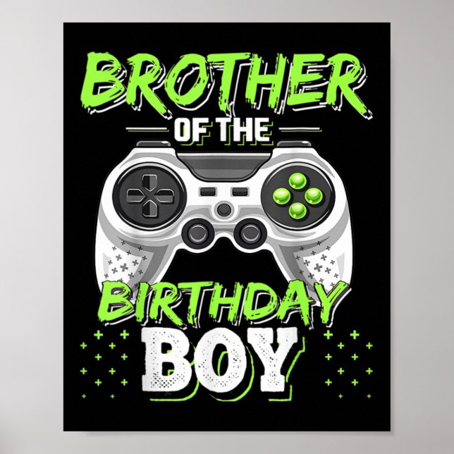 Affiche Jeu Vidéo Correspondant Anniversaire Frère De L'An (Devant)
