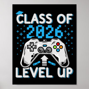 Affiche Jeu vidéo de fin d'études 2026 Cl de 2026 Joueur