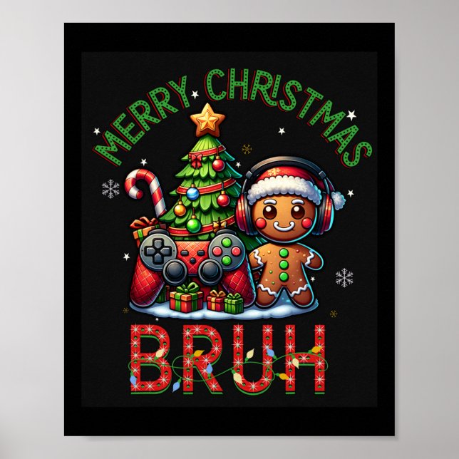 Affiche Jeu vidéo de Noël Brut Joyeux Joyeux Noël Bo (Devant)