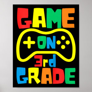 Affiche Jeu vidéo de rentrée scolaire pour enfants sur Gam
