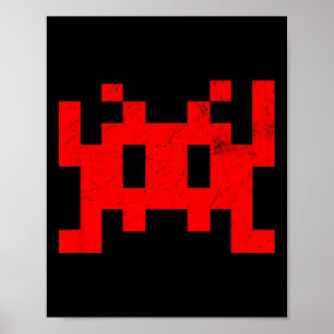 Affiche Jeu vidéo des années 80 Vintage Retro Arcade