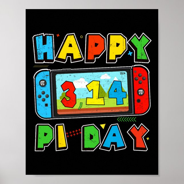 Affiche Jeu Vidéo Jour Jeu Jeu Jeu Math Enseignant Enfants (Devant)