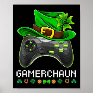 Affiche Jeu vidéo Leprechaun Jour de la Saint Patrick Game