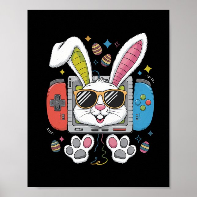 Affiche Jeu Vidéo OEufs de lapin Costume de Pâques Jour Ga (Devant)