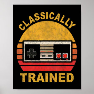 Affiche Jeu vidéo rétro vintage en détresse 2