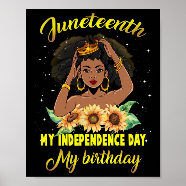 Affiche Jeudi Mon Fête de l'Indépendance Mon Anniversaire  (Devant)