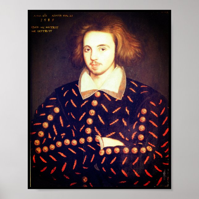 Affiche Jeune Christopher Marlowe (Devant)