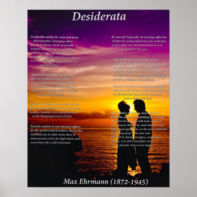 Affiche Jeune couple (Devant)