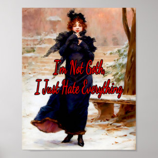 Affiche Jeune Elegante En Hiver par Frederick Kaemmerer