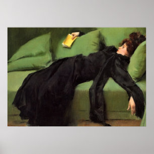 Affiche Jeune Femme Décadente Après La Danse Céramique Jus