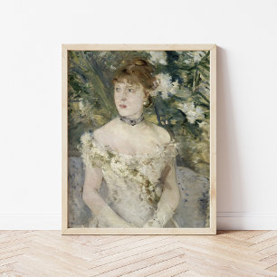 Affiche Jeune fille dans une balle   Berthe Morisot