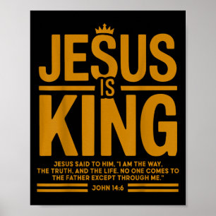 Affiche Jeune Garçon Jésus Est Le Roi Camo Christian Dieu