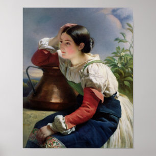 Affiche Jeune Italien au bien, c.1833-34