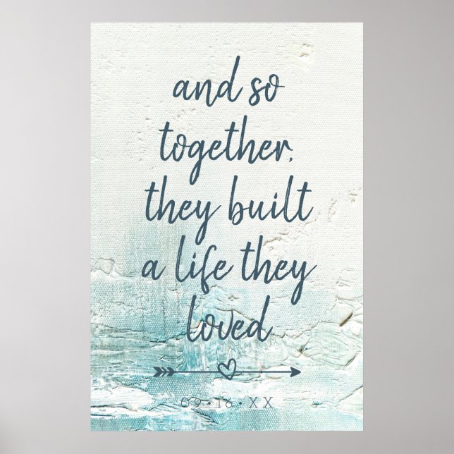 Affiche Jeune Marié Disant Grunge (Devant)