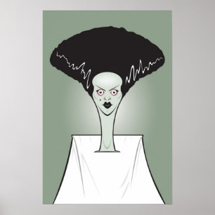 Affiche Jeune mariée d'affiche de Frankenstein