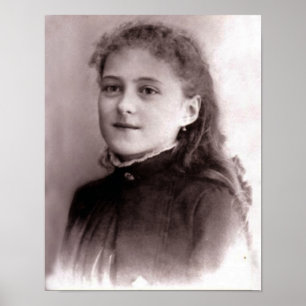 Affiche Jeune St Therese de Lisieux