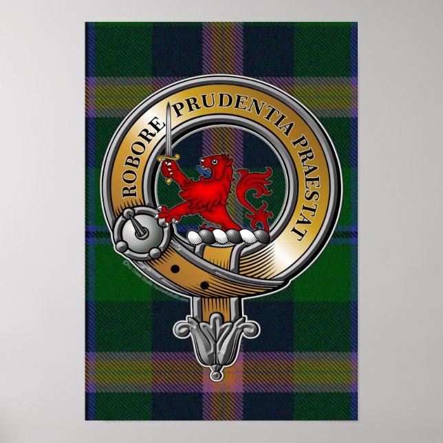 Affiche Jeune Tartan & Badge (Devant)