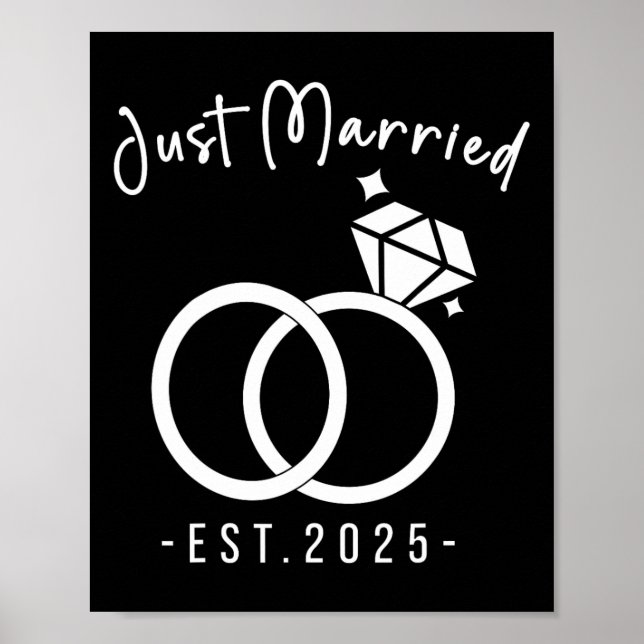 Affiche Jeunes mariés 2025 Wedding planners de mariée et d (Devant)