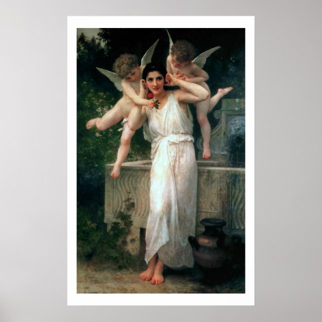 Affiche Jeunesse 1893, William Adolphe Bouguereau (Devant)