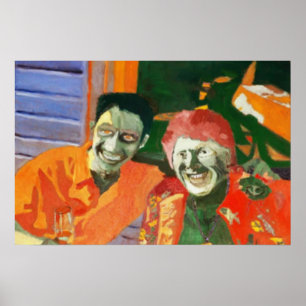 AFFICHE JEUNESSE ET BEAUTÉ PARTAGENT UN RIRE