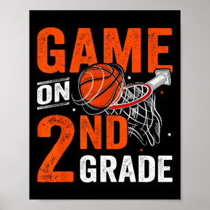 Affiche Jeux Amusants Sur Le Basket De Deuxième Année Prem