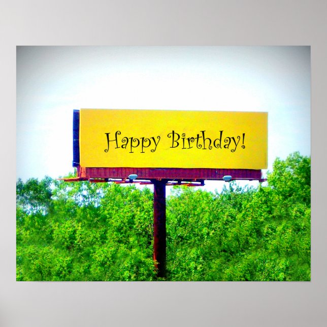 Affiche JEUX BILLBOARD D'ANNIVERSAIRE : "Jubilant"_ (Devant)