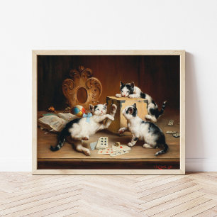 Affiche Jeux de cartes   Carl Reichert