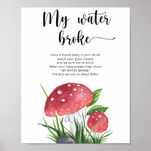 Affiche Jeux de champignons Ma poche des eaux s'est rompue