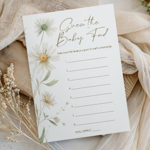 Affiche Jeux de douche de nourriture pour bébé Gentle Dais