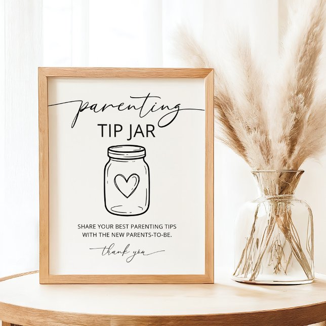 Affiche Jeux de fête pour bébé avec des conseils de parent (Créateur téléchargé)