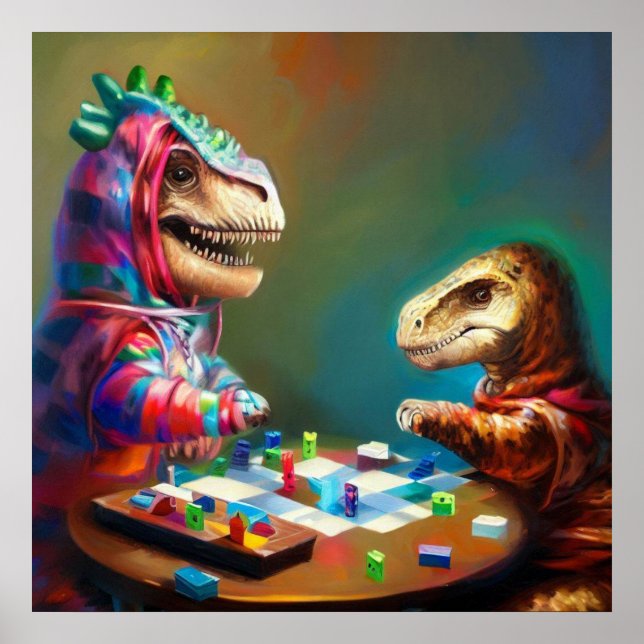 Affiche Jeux de la Commission T Rexs (Devant)