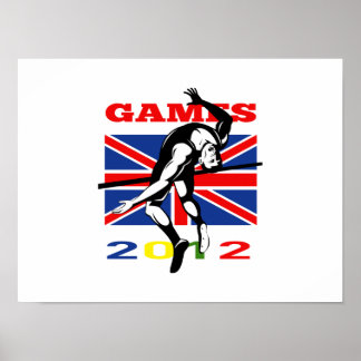Affiche Jeux d'été 2012 High Jump Track and Field