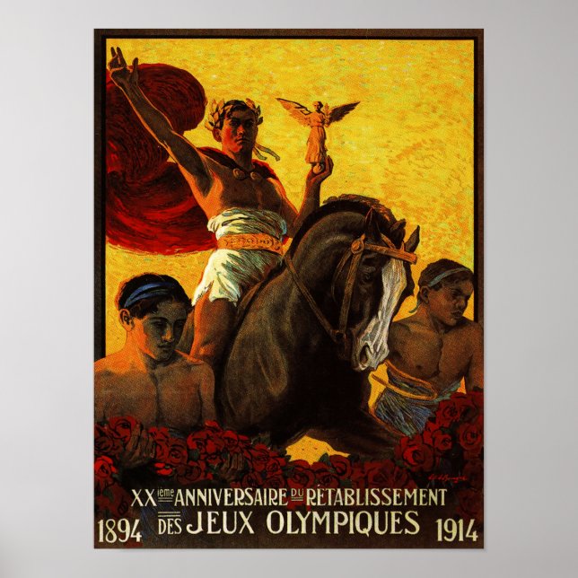 Affiche Jeux Olympiques (Devant)