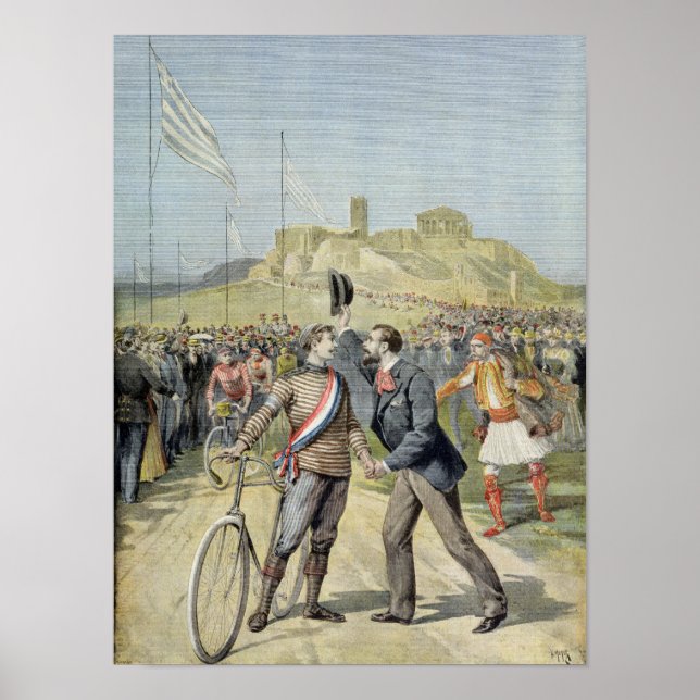 Affiche Jeux olympiques à Athènes (Devant)