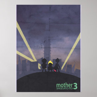 Affiche Jeux vidéo minimaliste Art Mother 3