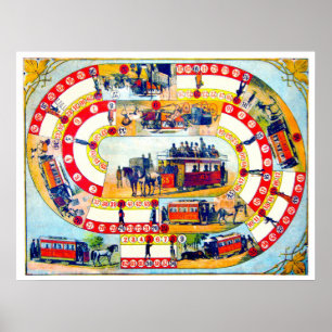 Affiche Jeux vintages - Art Print