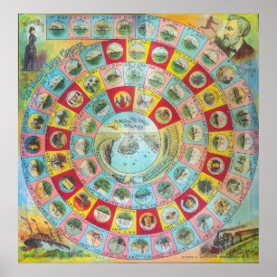 Affiche Jeux vintages - Art Print